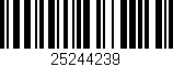 Código de barras (EAN, GTIN, SKU, ISBN): '25244239'
