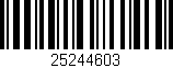 Código de barras (EAN, GTIN, SKU, ISBN): '25244603'
