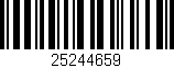 Código de barras (EAN, GTIN, SKU, ISBN): '25244659'