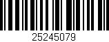 Código de barras (EAN, GTIN, SKU, ISBN): '25245079'