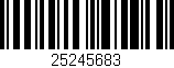 Código de barras (EAN, GTIN, SKU, ISBN): '25245683'