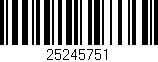 Código de barras (EAN, GTIN, SKU, ISBN): '25245751'