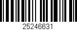 Código de barras (EAN, GTIN, SKU, ISBN): '25246631'