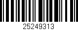 Código de barras (EAN, GTIN, SKU, ISBN): '25249313'