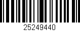 Código de barras (EAN, GTIN, SKU, ISBN): '25249440'