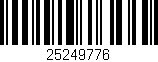 Código de barras (EAN, GTIN, SKU, ISBN): '25249776'
