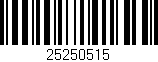 Código de barras (EAN, GTIN, SKU, ISBN): '25250515'