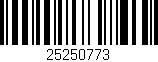 Código de barras (EAN, GTIN, SKU, ISBN): '25250773'