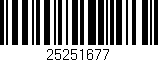 Código de barras (EAN, GTIN, SKU, ISBN): '25251677'