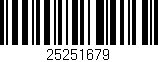 Código de barras (EAN, GTIN, SKU, ISBN): '25251679'