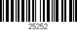 Código de barras (EAN, GTIN, SKU, ISBN): '25252'