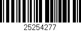 Código de barras (EAN, GTIN, SKU, ISBN): '25254277'