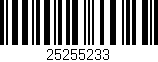 Código de barras (EAN, GTIN, SKU, ISBN): '25255233'