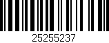 Código de barras (EAN, GTIN, SKU, ISBN): '25255237'