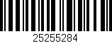 Código de barras (EAN, GTIN, SKU, ISBN): '25255284'