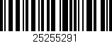 Código de barras (EAN, GTIN, SKU, ISBN): '25255291'