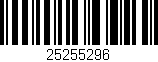 Código de barras (EAN, GTIN, SKU, ISBN): '25255296'