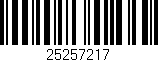 Código de barras (EAN, GTIN, SKU, ISBN): '25257217'