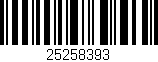 Código de barras (EAN, GTIN, SKU, ISBN): '25258393'