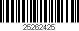 Código de barras (EAN, GTIN, SKU, ISBN): '25262425'