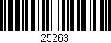 Código de barras (EAN, GTIN, SKU, ISBN): '25263'