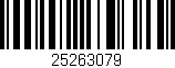 Código de barras (EAN, GTIN, SKU, ISBN): '25263079'