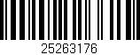 Código de barras (EAN, GTIN, SKU, ISBN): '25263176'