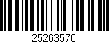 Código de barras (EAN, GTIN, SKU, ISBN): '25263570'