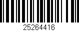 Código de barras (EAN, GTIN, SKU, ISBN): '25264416'
