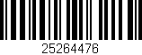 Código de barras (EAN, GTIN, SKU, ISBN): '25264476'