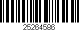 Código de barras (EAN, GTIN, SKU, ISBN): '25264586'