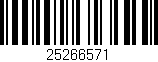 Código de barras (EAN, GTIN, SKU, ISBN): '25266571'
