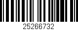 Código de barras (EAN, GTIN, SKU, ISBN): '25266732'