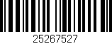 Código de barras (EAN, GTIN, SKU, ISBN): '25267527'