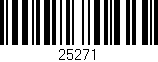 Código de barras (EAN, GTIN, SKU, ISBN): '25271'