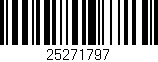 Código de barras (EAN, GTIN, SKU, ISBN): '25271797'