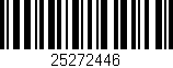 Código de barras (EAN, GTIN, SKU, ISBN): '25272446'