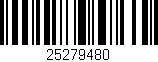 Código de barras (EAN, GTIN, SKU, ISBN): '25279480'