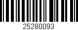 Código de barras (EAN, GTIN, SKU, ISBN): '25280093'