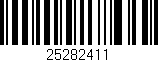 Código de barras (EAN, GTIN, SKU, ISBN): '25282411'