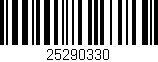 Código de barras (EAN, GTIN, SKU, ISBN): '25290330'
