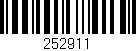 Código de barras (EAN, GTIN, SKU, ISBN): '252911'