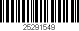 Código de barras (EAN, GTIN, SKU, ISBN): '25291549'