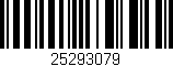 Código de barras (EAN, GTIN, SKU, ISBN): '25293079'