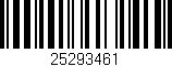Código de barras (EAN, GTIN, SKU, ISBN): '25293461'