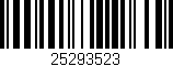 Código de barras (EAN, GTIN, SKU, ISBN): '25293523'