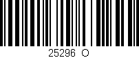 Código de barras (EAN, GTIN, SKU, ISBN): '25296_O'