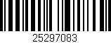 Código de barras (EAN, GTIN, SKU, ISBN): '25297083'