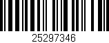 Código de barras (EAN, GTIN, SKU, ISBN): '25297346'