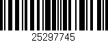 Código de barras (EAN, GTIN, SKU, ISBN): '25297745'